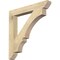 Ekena Millwork Balboa Slat Rough Sawn Bracket, Douglas Fir, 4"W x 32"D x 32"H BKT04X32X32BOA06RDF - alternate 1
